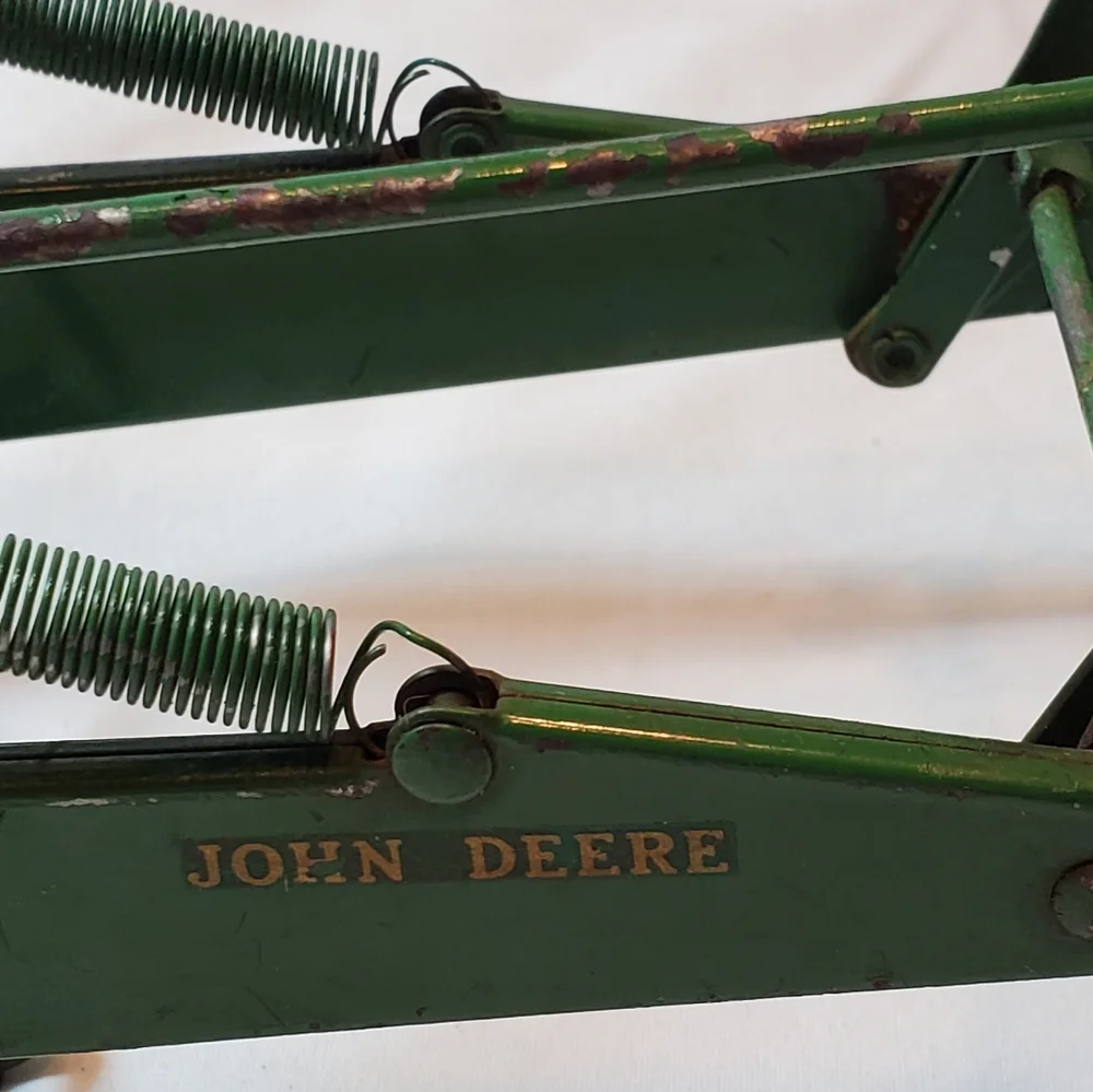 John Deere Vintage 1960's Front End Loader Bucket Toy Made in USA